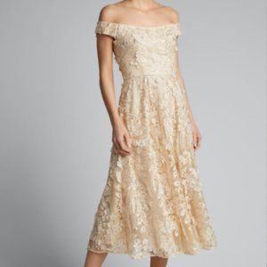 Carmen Marc Valvo Infusion 3D Cocktail Dress 4